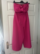 Topshop Bright Pink Strapless
