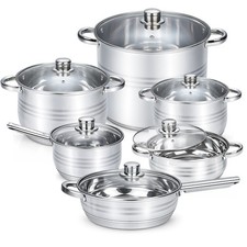 12-Pcs Stainless Steel