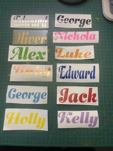 Personalised custom name vinyl - personalised,