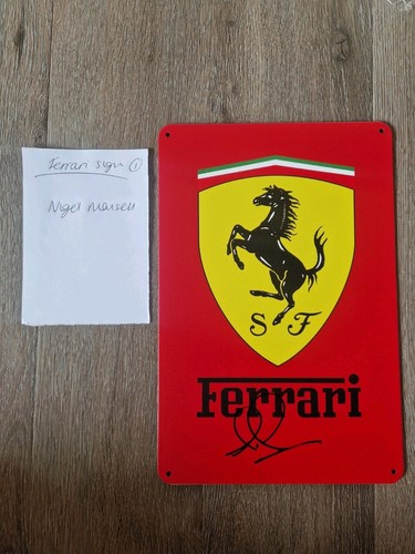 Nigel mansell signed - nigel,