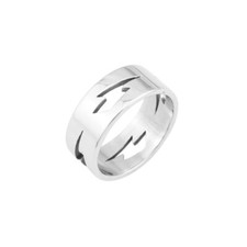 Chunky Silver Lightning Bolt