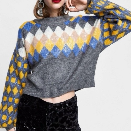 Zara sequin argyle - zara,