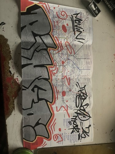 Graffiti tube map
