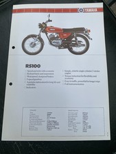 Yamaha rs100 nos dealer - yamaha,