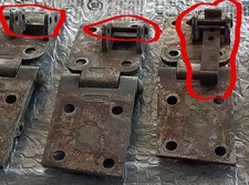 VW Karmann Ghia Door Check Strap Pins and Circlips