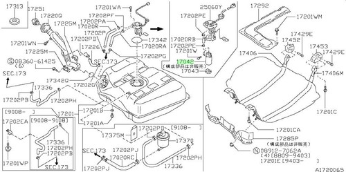 Oem pump fuel genuine - genuine, nissan