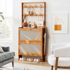 Shoe Cabinet 2 Drawer Storage