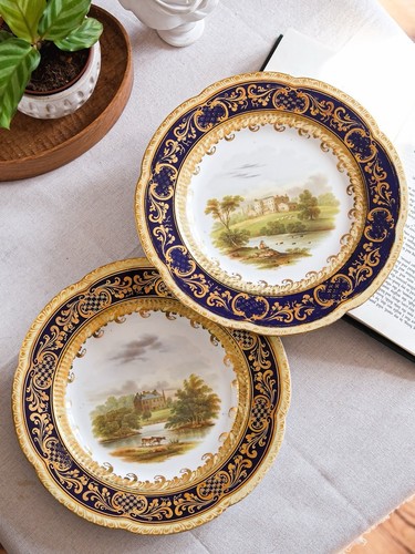 Antique pair coalport - antique,