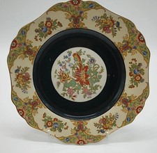 X3Royal Ivory, John Maddock & Sons Ltd "Minerva" Plates w/Floral Designs