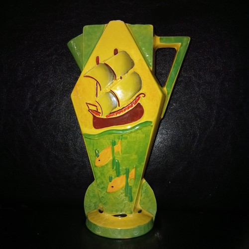Burleigh ware lozenge vase - ware,