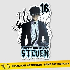 Personalised Name/Age Solo