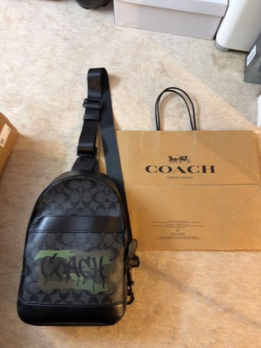 Coach black camouflage - camouflage, sling