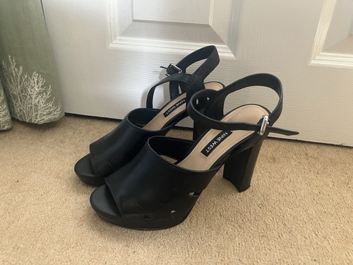 Nine west black leather - nine,