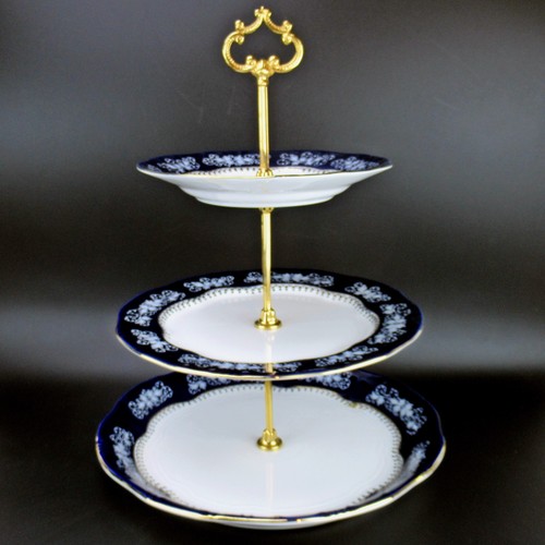 Zsolnay porcelain etagere with - zsolnay,