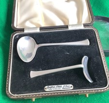 Bedford Plate Boxed Babies Spoon & Food Push In Original Box Ideal Gift