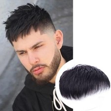 Men Black Natural Human Hair