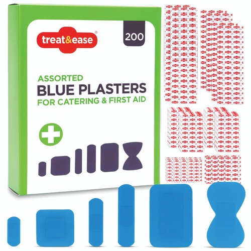 200pk blue plasters - 200pk,