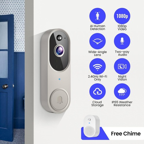 Smart wifi video doorbell - wifi,