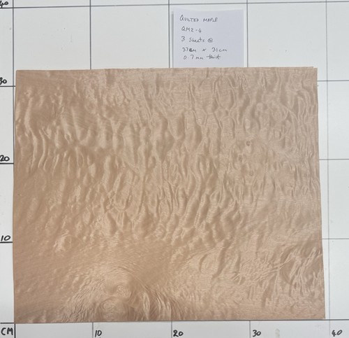 Quilted maple real wood - quilted,
