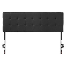 VEVOR Headboard for Queen Size Bed with Adjustable Height Sponge & Fabric Black