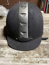 REDUCED Just Togs Vent Air Alcantra Covered 6 1/2 riding hat. Black