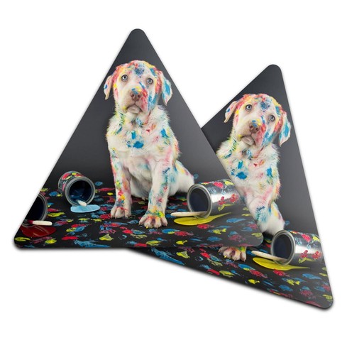 Triangle coaster naughty - triangle,
