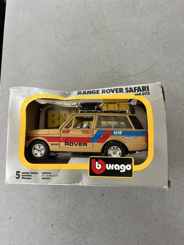 Range rover safari burago 25 - rover,