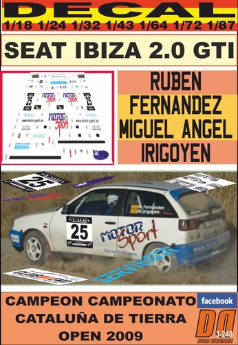 Decal seat ibiza gti r - ibiza,