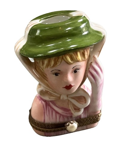 Limoges france box lady - limoges, head