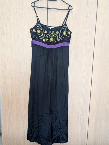 Red herring maxi dress black - herring,