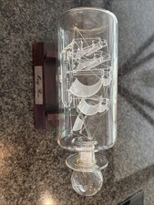 Mary Rose Glass Ship in a