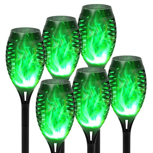 Led flame effect solar - flame, outdoor