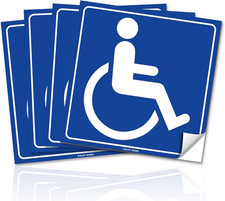 (Set of 4) Handicap / Disabled