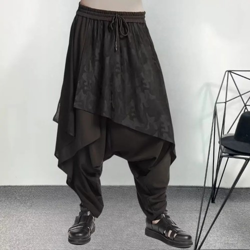 Unisex wide leg culotte pants - unisex,