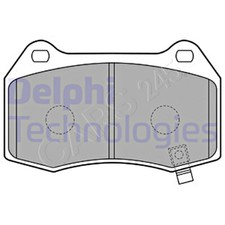 Disc Brake Pad Set DELPHI Fits NISSAN 350 Z Coupe Roadster 02-09 D10F0-CD026