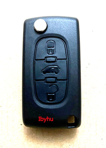 Button remote flip key fob - button,