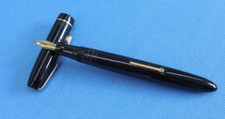Vintage BLACKBIRD Fountain Pen, Mabie Todd & Co. Ltd. Black, 14ct Nib