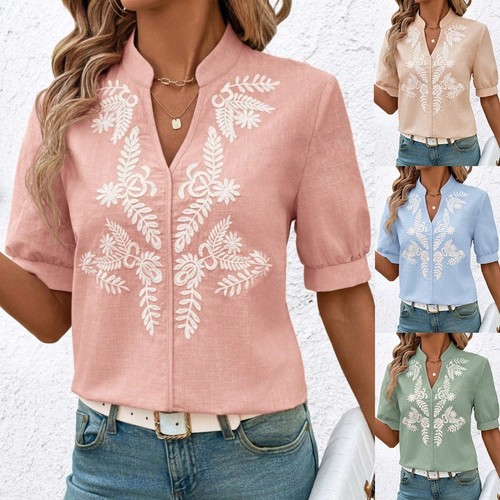 Womens neck embroidery - womens,