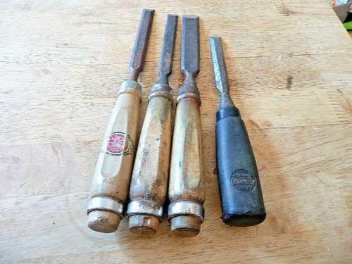 4pcs wood chisel set - wood,
