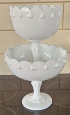 VTG 40-60's Indiana Glass Milk