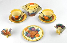 Clarice Cliff "Gayday" Tea for