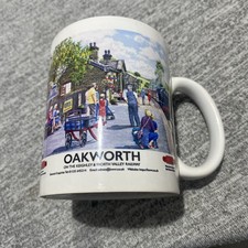 Oakworth Station Mug Keighly & Worth Valley Railway Scene Original Metal Signs