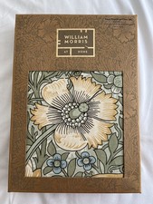 William Morris at home Compton sage super king  Duvet Cover bed set floral M&S 
