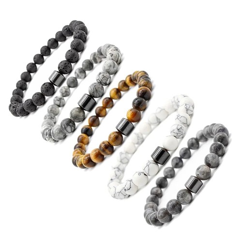 Men gemstone strand - men's,
