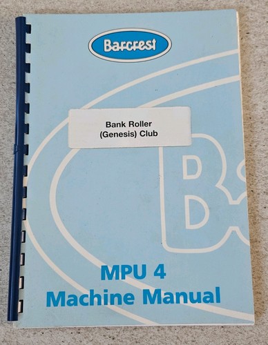 Barcrest mpu4 bank roller club - barcrest,
