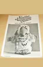 Rare WOMBLES 'MADAME CHOLET' Toy Knitting /Crochet Pattern 