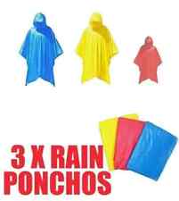 3pce kids adults HOODED RAIN