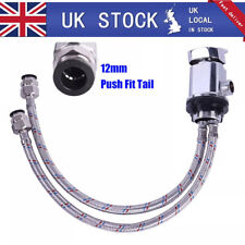 1/2" Shower Mixer Tap Outlet & 2*800mm Push Fit Tails For Motorhome Campervan UK