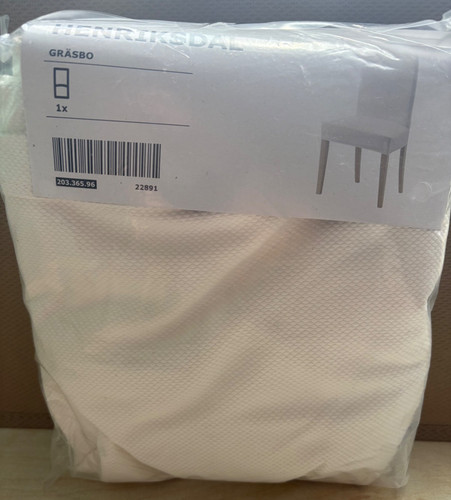 Ikea henriksdal white chair - white,