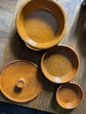 Set Of Vintage Teracotta Pots